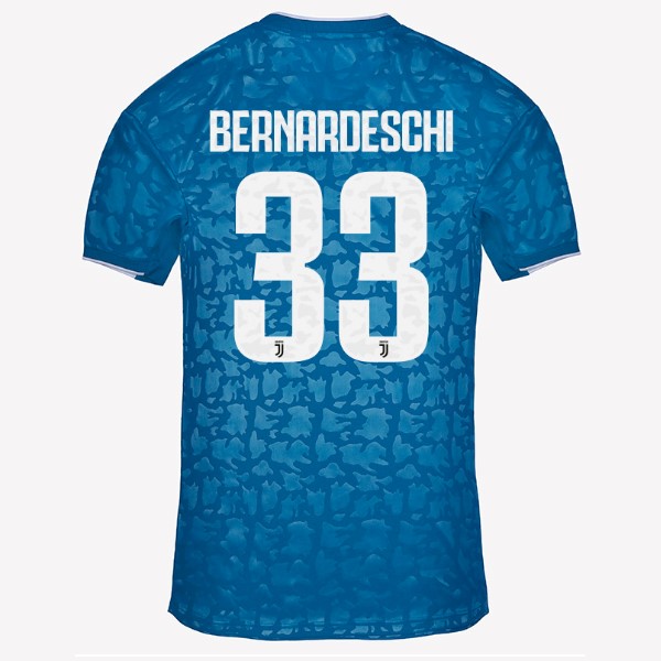 Camiseta Juventus NO.33 Bernaroeschi Tercera equipo 2019-20 Azul